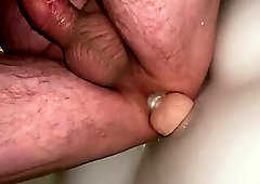 Dildo fucking in the shower