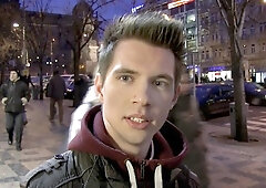 Czech hottie getting fucked in the ass sideways