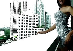 Busty ladyboy from Bangkok