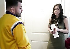 Housewive's Argument with her Attractive Neighbour ends in Cowgirl Butt Pounding