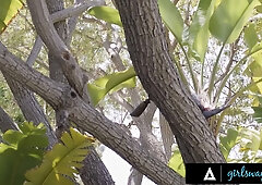 Girlsway - small redhead madi collins caught fingering at cougars Dana Vespoli & Reagan Foxx