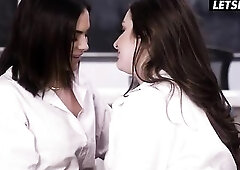 Nasty Classmates Violet and Bella Eat Vagina - LETSDOEIT