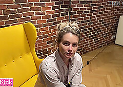 Kinky Chick BDSM Bound Booty Rough Spanking