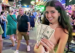 Picked Up a Prostitute on the Street and Fucked Her in all Holes, Cum on Her ...