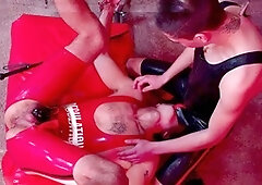 Dominant dirty gay men enjoy pissing and humiliation