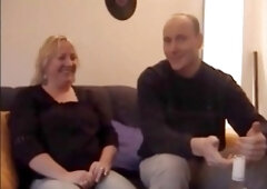 Big tits, only pussy, chubby blonde