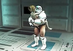 Porn wars! Super intergalactic whore and alien sex in the Universe