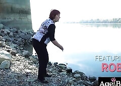 Rob will make granny Marsha moist and lustful for his huge penis