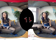 Bad Girls Wear Fishnets Starring Amy Jane - Sexlikereal