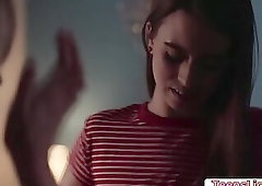 Mackenzie Moss close the door and lick Jill Kassidys pussy