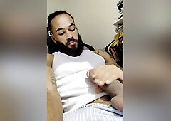 Andy Rodrigues - Hot Tattoed Brazilian Jerk Off Big Black Cock