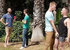 Jackson Cooper and Dacotah Red enjoying bareback anal