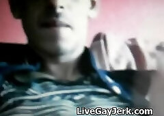 Azeri gays Amateur guy shows his thick cock on cam