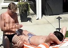 Summer pool party gone full nasty mode