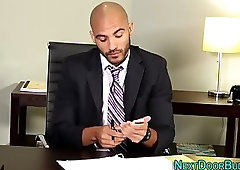 Jizzy mouth jock fucked