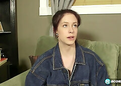 Kinky hipster does yoga in the nude & fingers her dripping-wet cunt