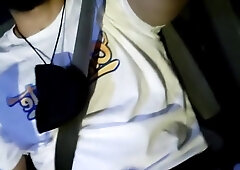 Public Wanking Off In a Cab On The Streets Of Medellin City Got Caught Numerous Times