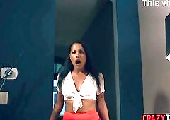 Large ass Nina White drank large dick in a cage and enjoyed hardcore snatch screwing with mother I'd like to fuck and her large ramrod spouse