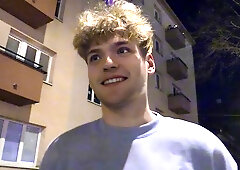 Beeefy blond-haired bitch takes dick in POV