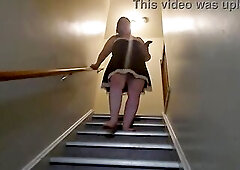 Candid Sandra prances around the abode exposing herself for all to watch