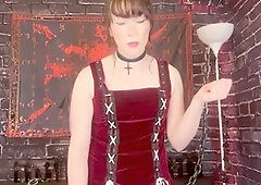 My adorable basement puppy with mistress Natalie Napoli