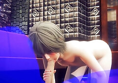 Yaoi Femboy Cesar Sucking A Big Dic And Jerkoff - Car Toon