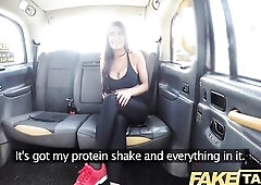 Fake Taxi Sex avid breasty dick loving lascivious brunette hair