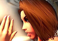 Jill Valentine cosplay turns real as she squirts hard during rough sex on camera