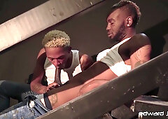 EdwardJames: Phoenix gets spear admiration before pummeling Sliccs taut black anus