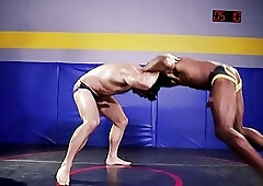 Adrian stuffs Beau's mouth with his sweaty huge dick