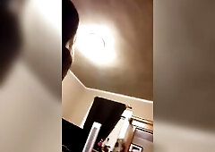 Fit latin babe mother i'd like to fuck cums hard on large shlong