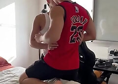My homie came over to investigate, but I was too naughty. I slept with him.