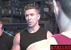 Stud gets ass licked and fucked during the initiation