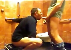 Bareback Seeding in a Public Restroom6666