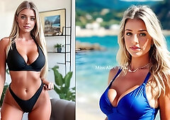 Busty Beautifull Blonde Chrismas Sex Alice Wild