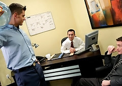 Office hotties Lucas Knowles, Antonio Madiera, JT Ross in a group vid