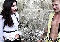 Realtor Katty West Gets Drilled Hard By Workers At Construction Web site