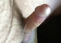 mature exhibitionist - erection close-up and cum