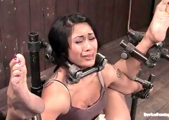 Dragon Lily - Hard Foot Caning, Harder Orgasms