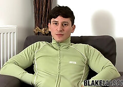 Faggot Latino Antonio Lece Tugging after Conversation