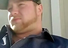 MAGA Guy Using Another Guy As A Human Ashtray