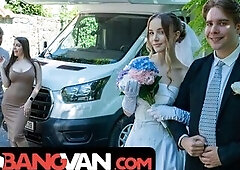 BangVan - Bride Polly Youngs Screwed by Stranger Right at Her Wedding During the time that Groom Watches!