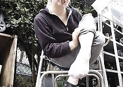 BANG MY RUBBER BOOT LASCIVIOUS FOOT LOSER • Femdom • Feet Fetish • Luddo Vicka