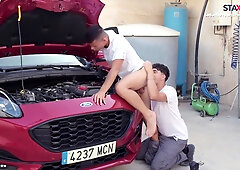 You Wont Believe What These Mechanics Did After Closing The Garage!