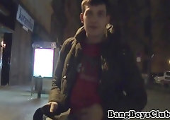 Amateurish Euro Pickedup For Bathroom Rimjob