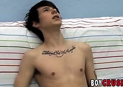 Twink job interview, asian casting couch auditions cum, blonde twink