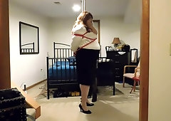 Ronni Cougar binds & Gags Brianna Hart