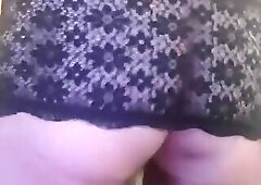 panty guy in slutty skirt and no underwear