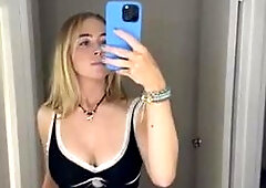 Grace Charis tits out mirror selfie