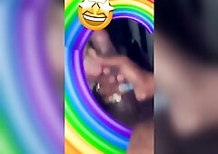 Ebony TS Cum in my Throat